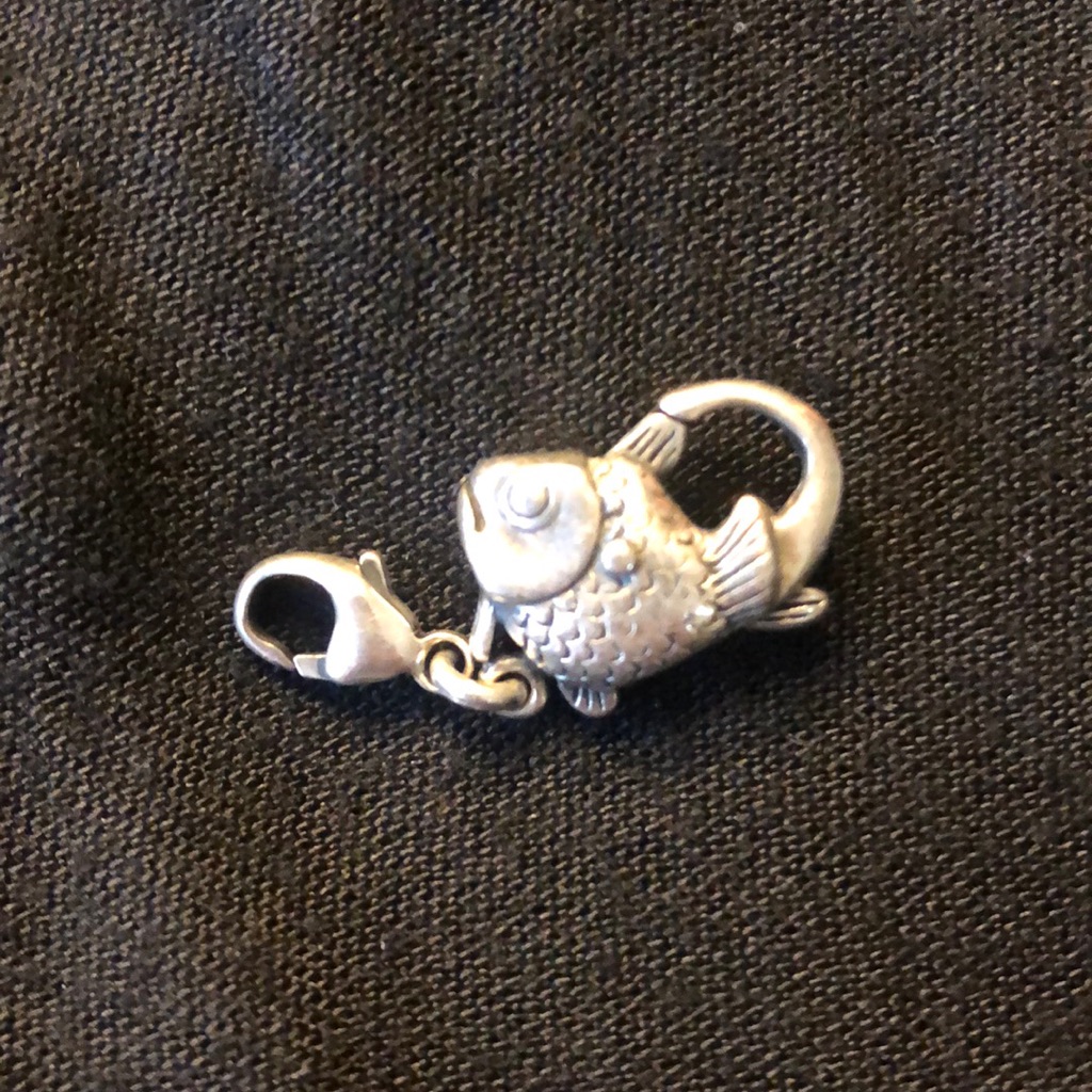 Pandora Big Fish Lock Silver
